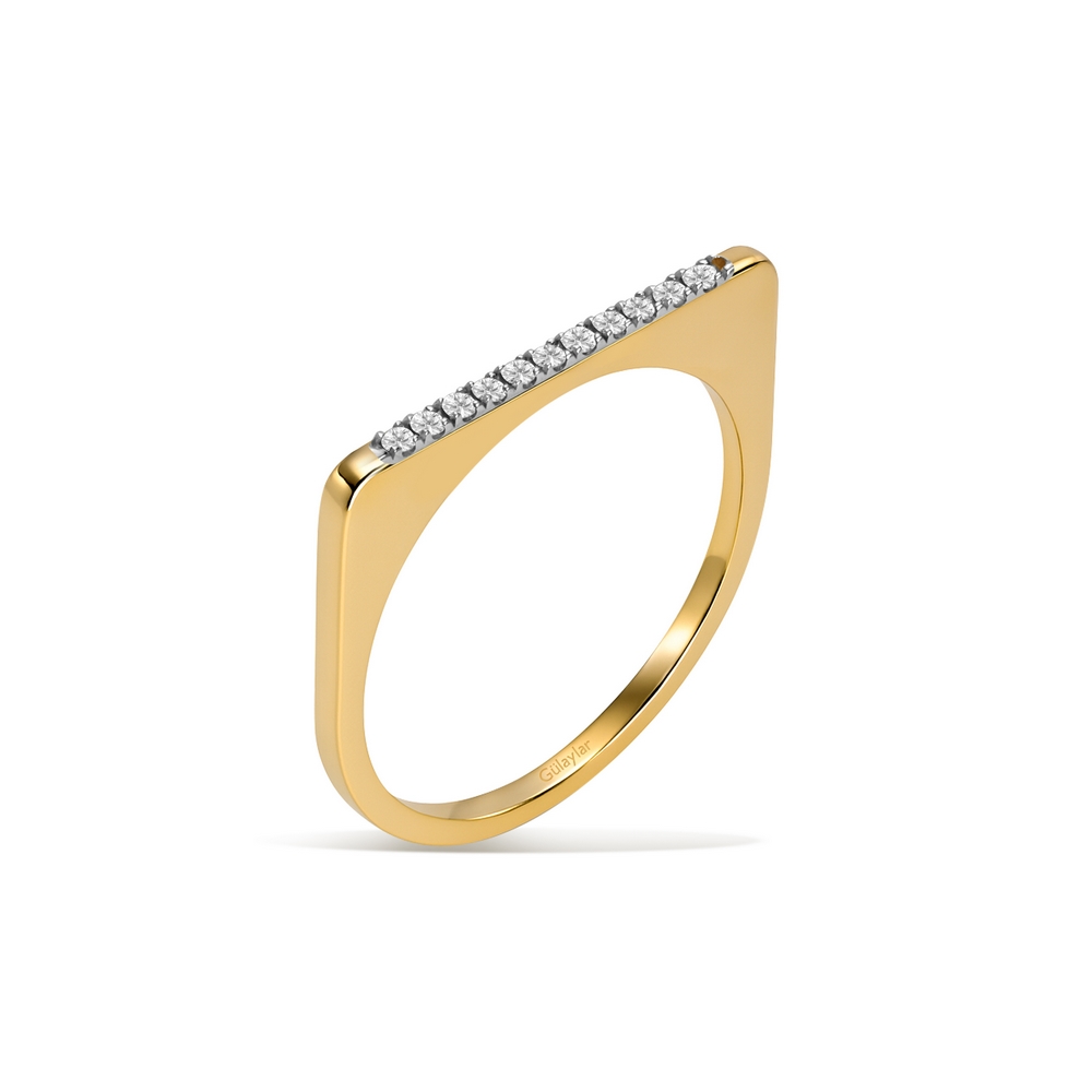 0,09 Karat Pırlanta Taşlı Yüzük