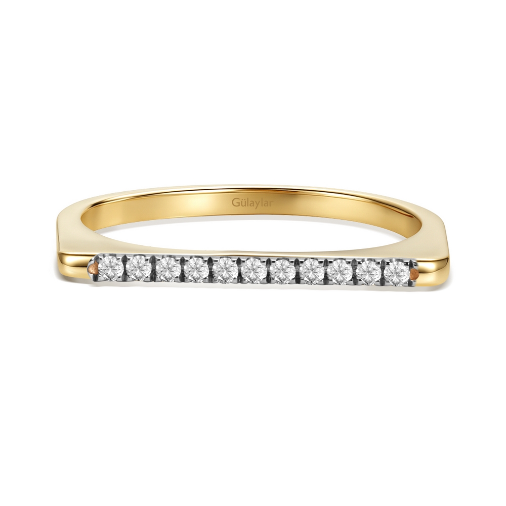 0,09 Karat Pırlanta Taşlı Yüzük