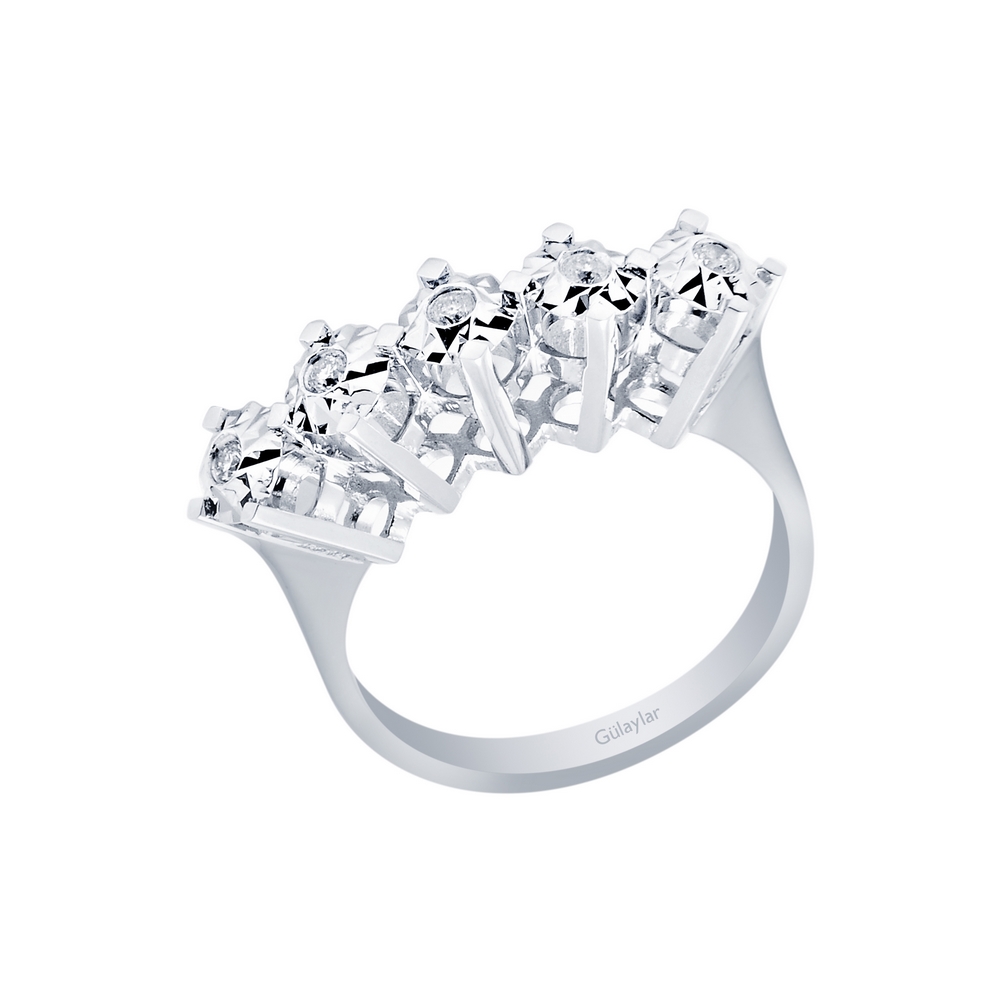 0,10 Karat Efekt Pırlanta Yüzük