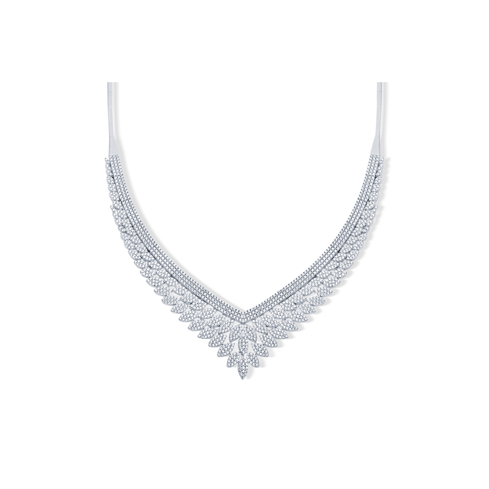 14 Ayar Beyaz Altın Klasik Gerdanlık