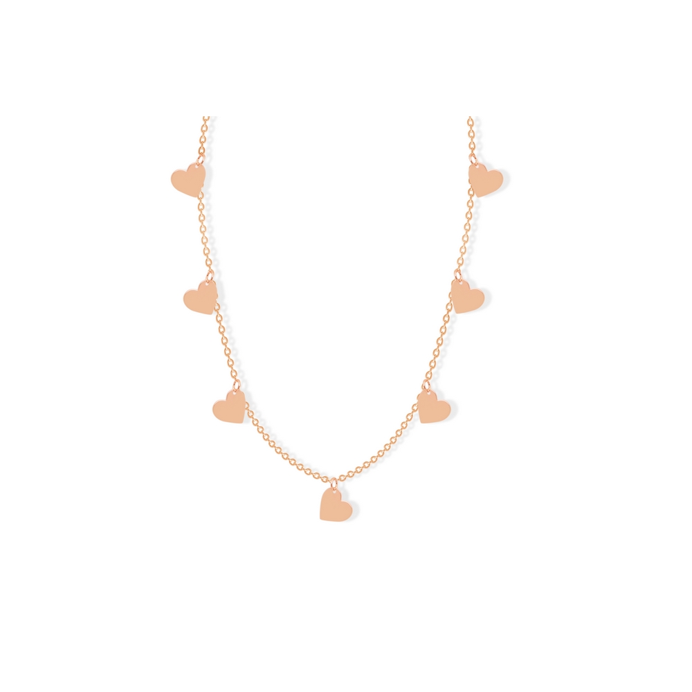 14 Ayar Rose Altın Kalp Figürlü Kolye