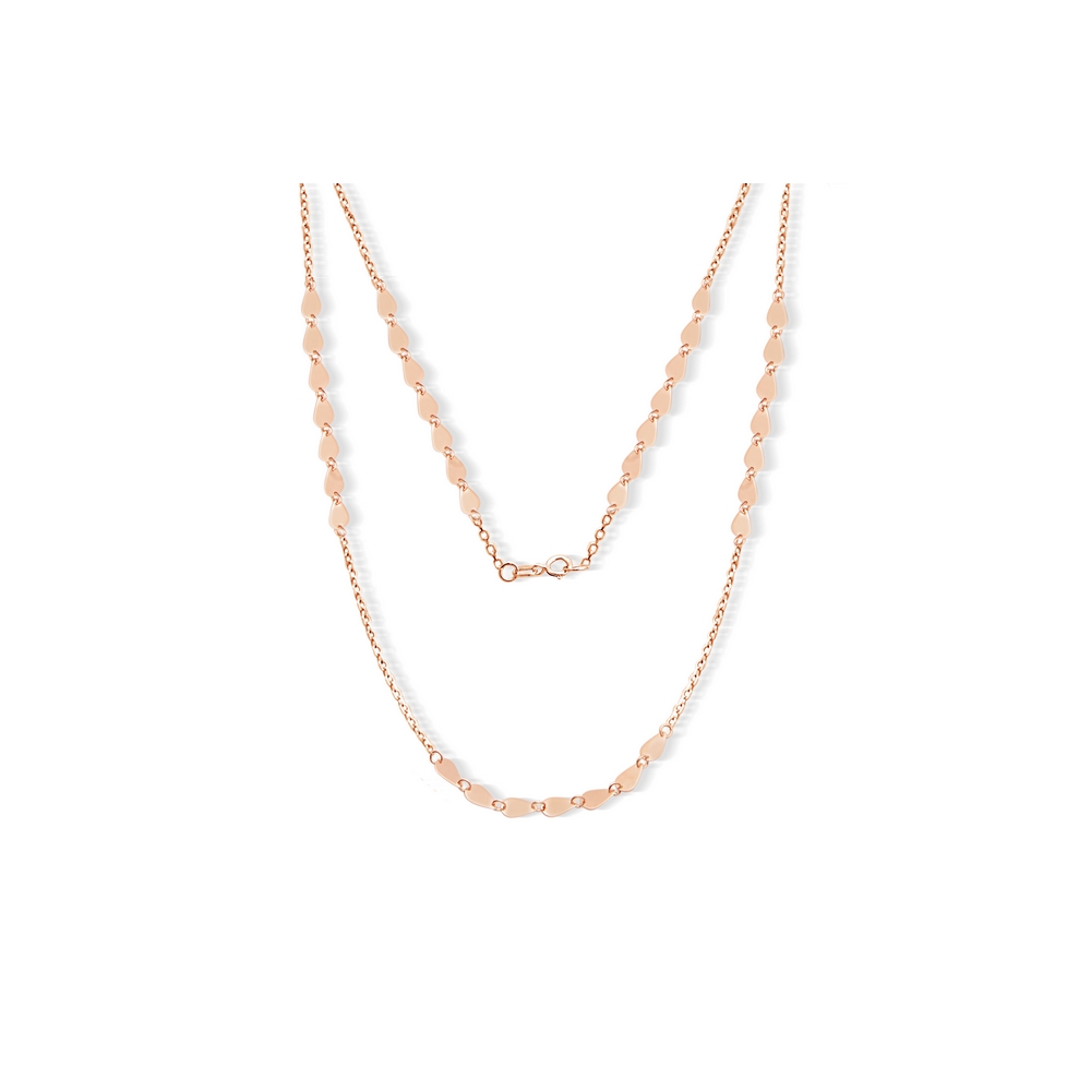 14 Ayar Rose Altın Trend Uzun Kolye