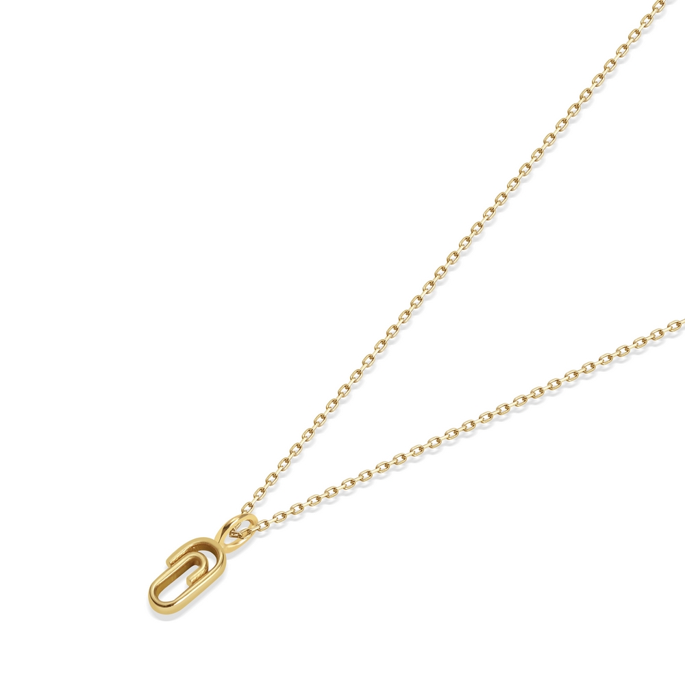 14 Ayar Sarı Altın Ataç Minimal Kolye