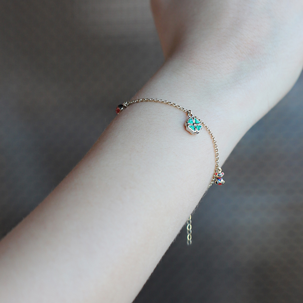 14 Ayar Sarı Altın Çocuk Bileklik