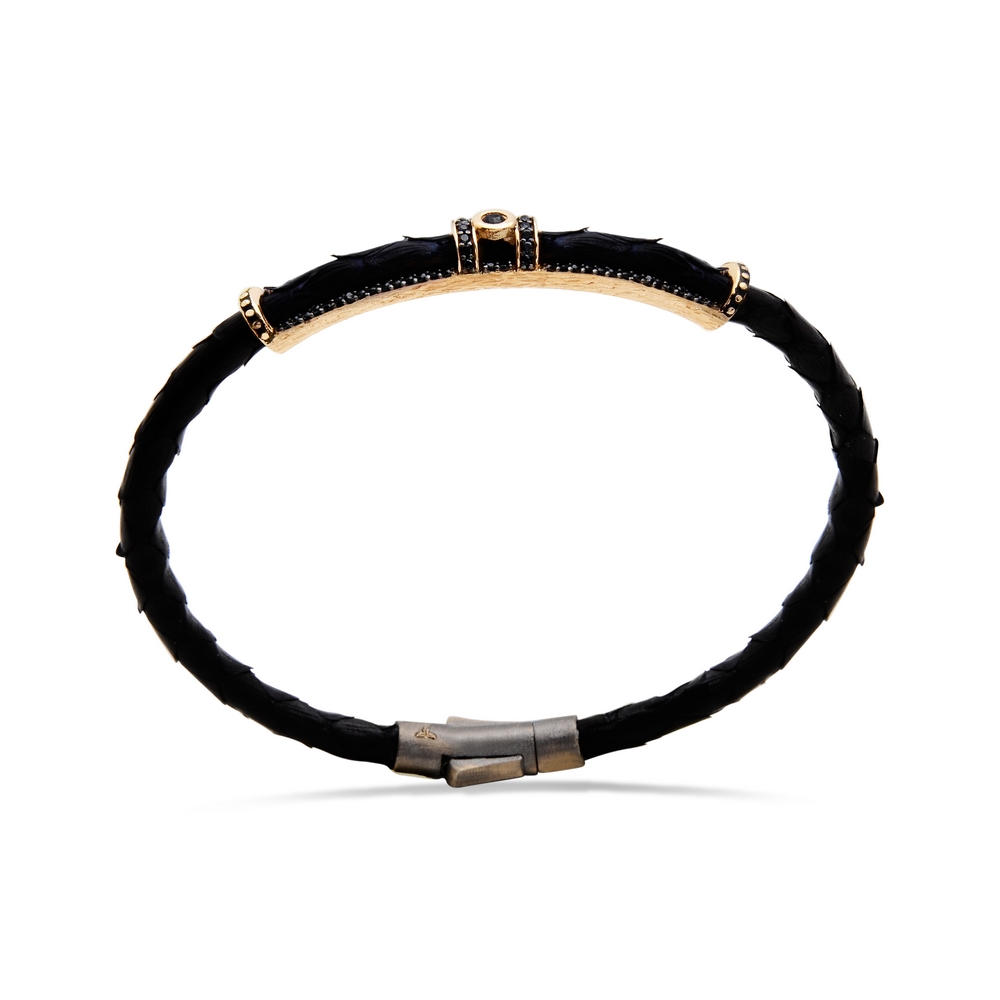 14 Ayar Sarı Altın Erkek Bileklik