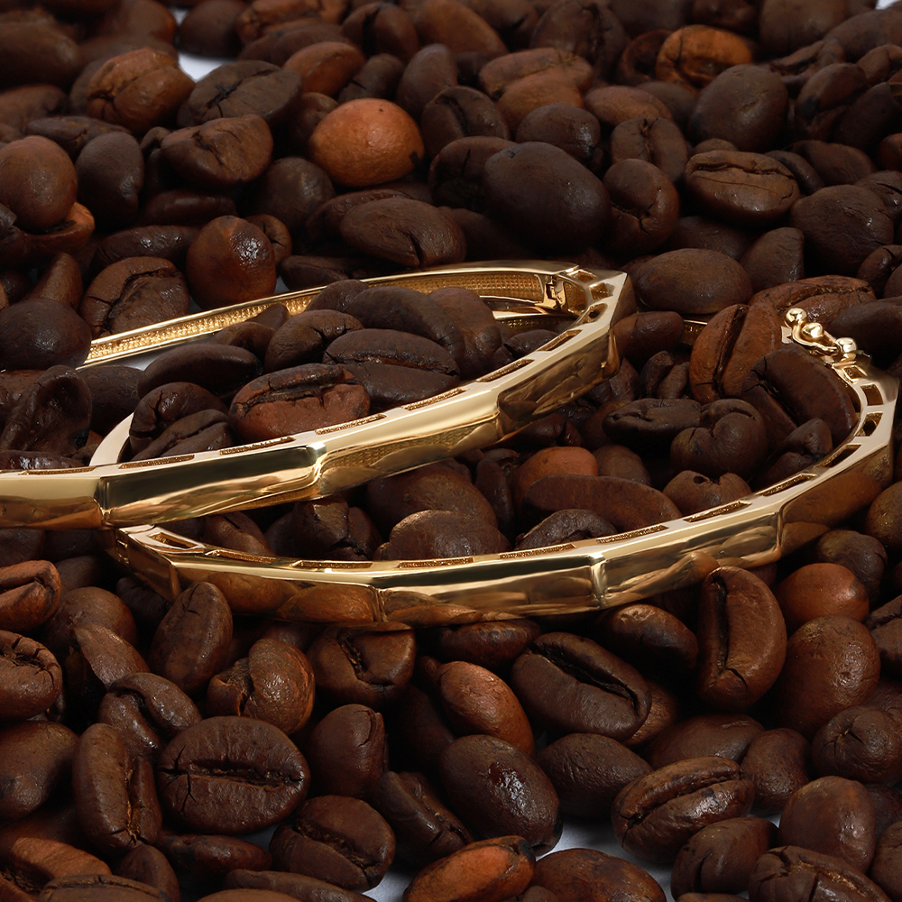 14 Ayar Sarı Altın Kelepçe Bilezik