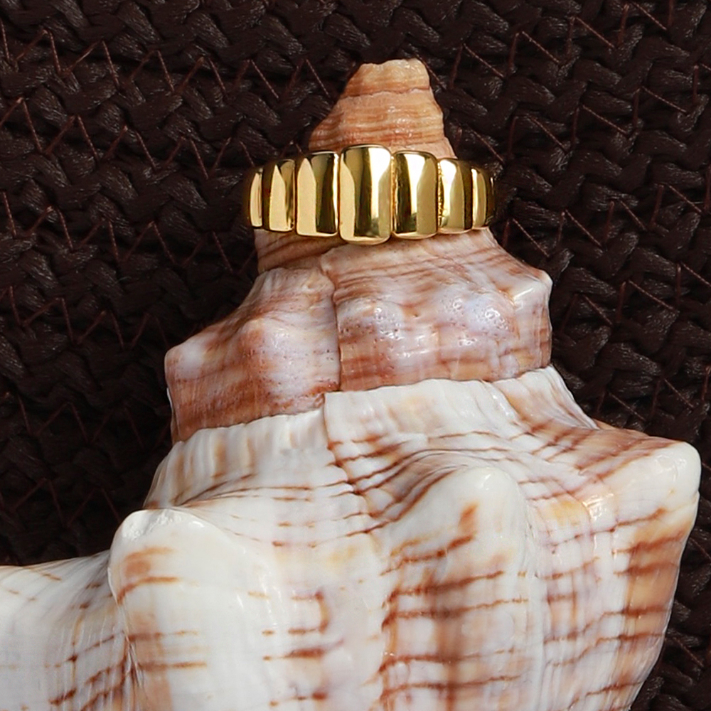 14 Ayar Sarı Altın Taşsız Trend Yüzük