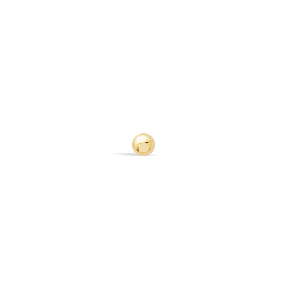 14 Ayar Sarı Altın Top Piercing