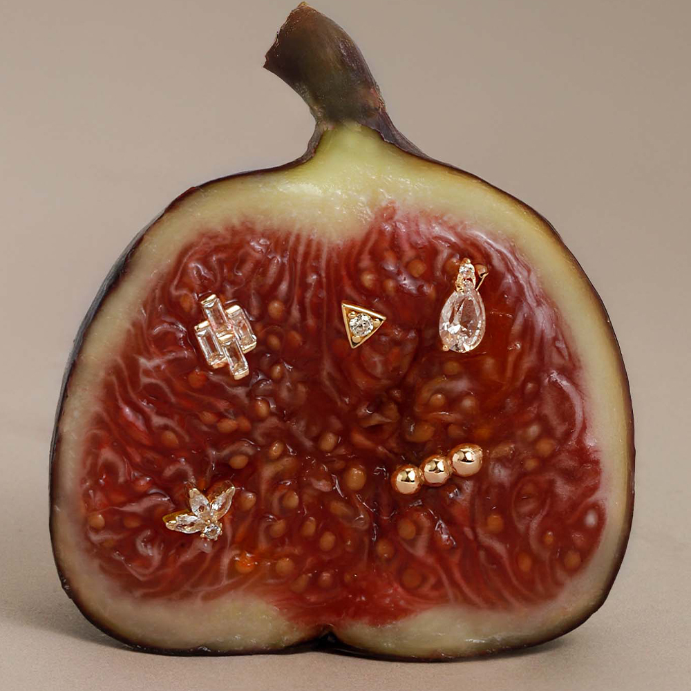 14 Ayar Sarı Altın Tragus Piercing