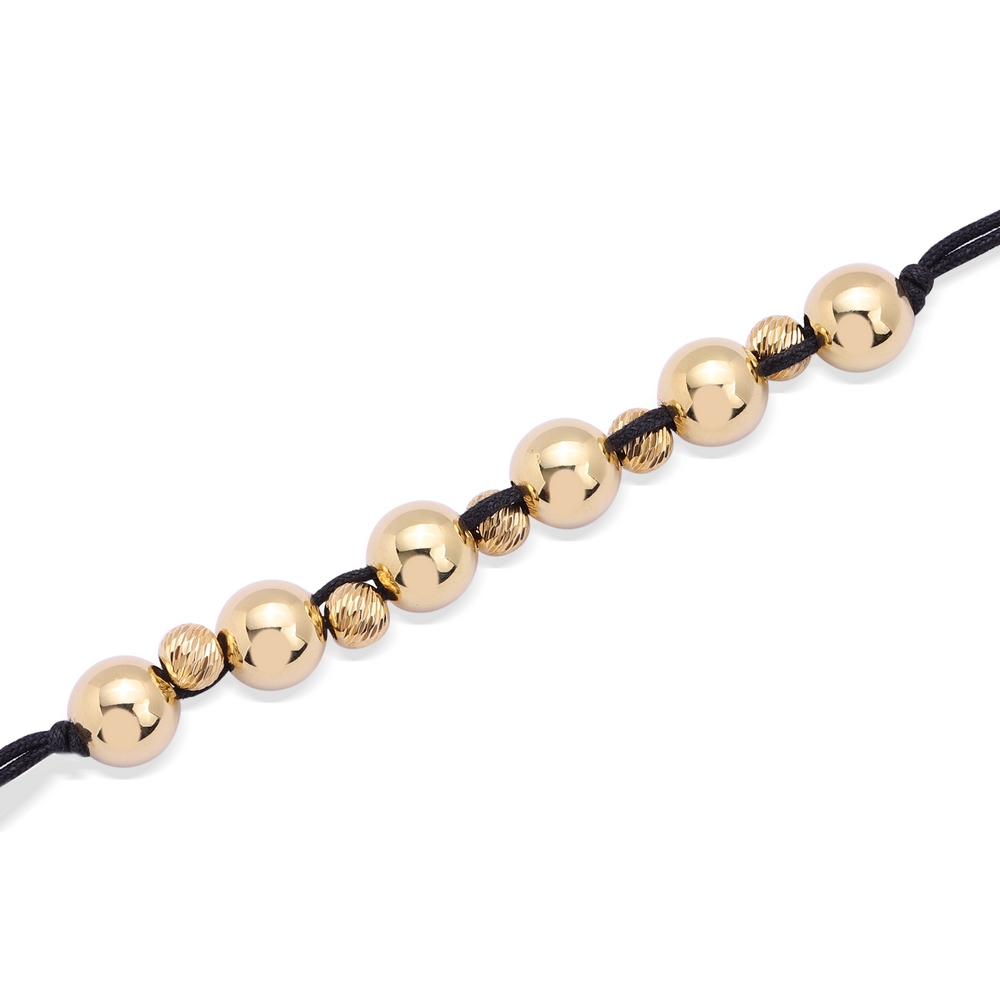 14 Ayar Sarı Altın Trend Bileklik