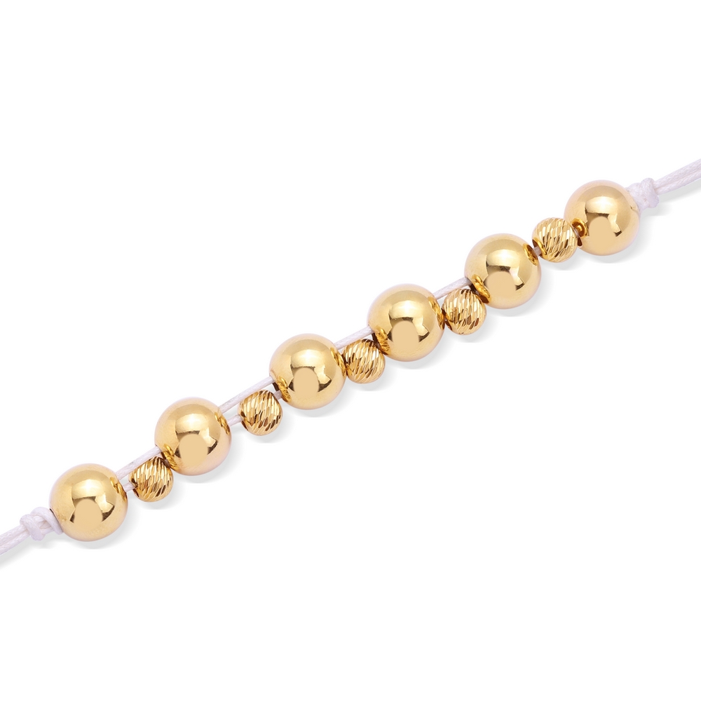 14 Ayar Sarı Altın Trend Bileklik