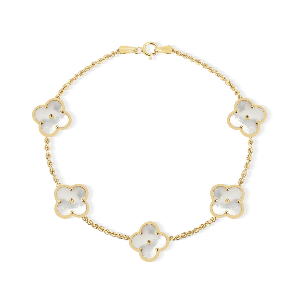 14 Ayar Sarı Altın Trend Bileklik