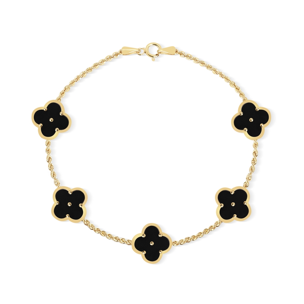 14 Ayar Sarı Altın Trend Bileklik