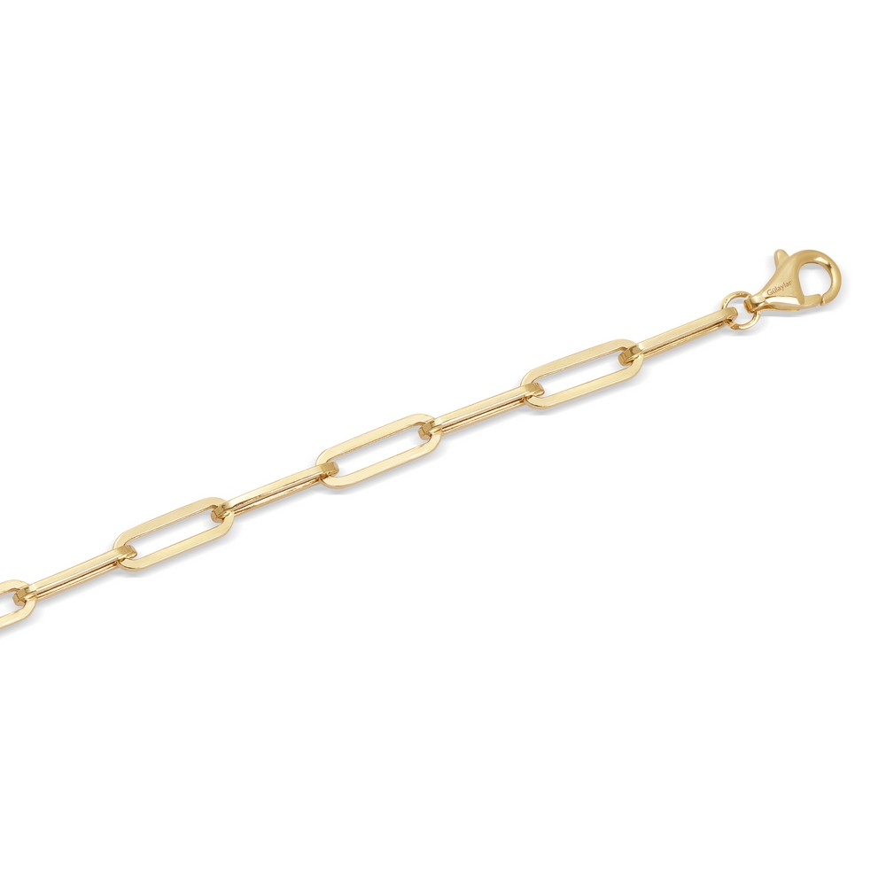 14 Ayar Sarı Altın Ataç Zincir Bileklik