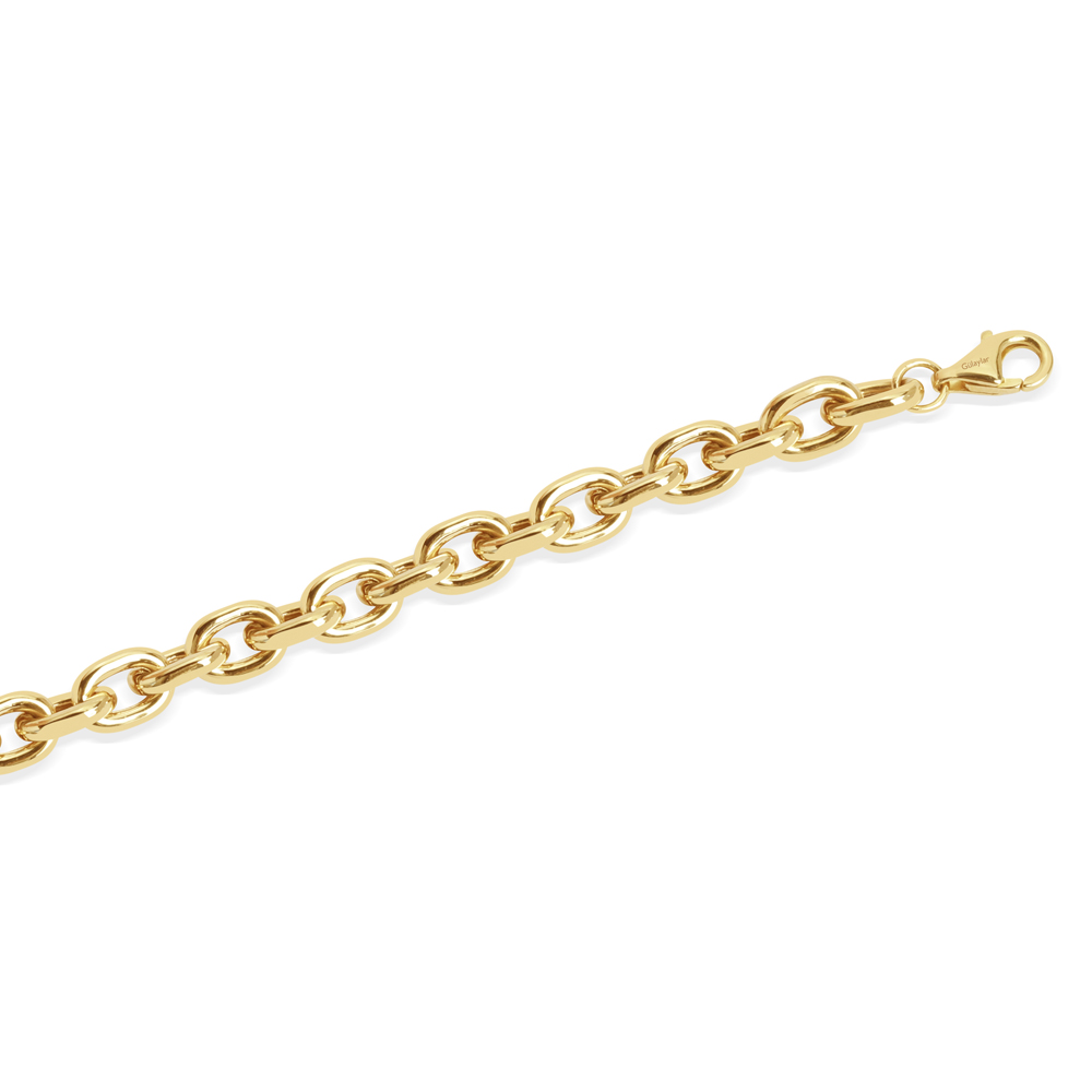 14 Ayar Sarı Altın Zincir Bileklik