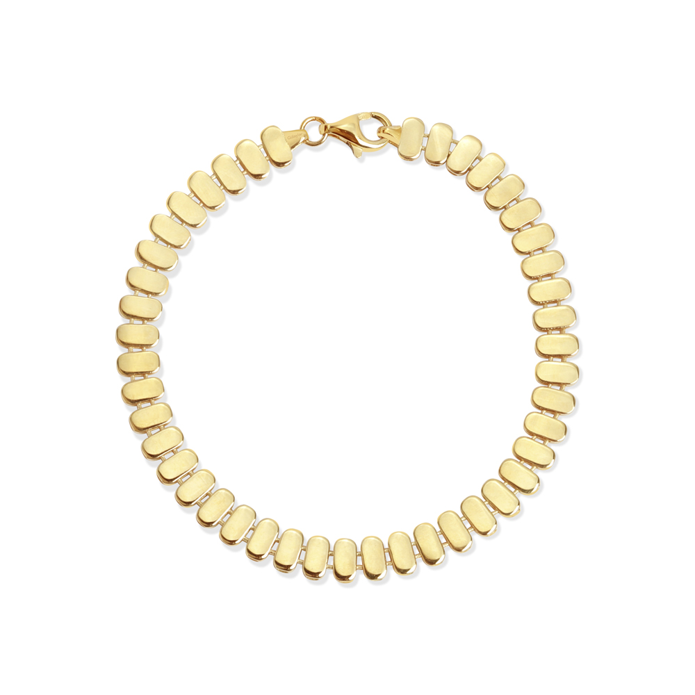 14 Ayar Sarı Altın Trend Bileklik