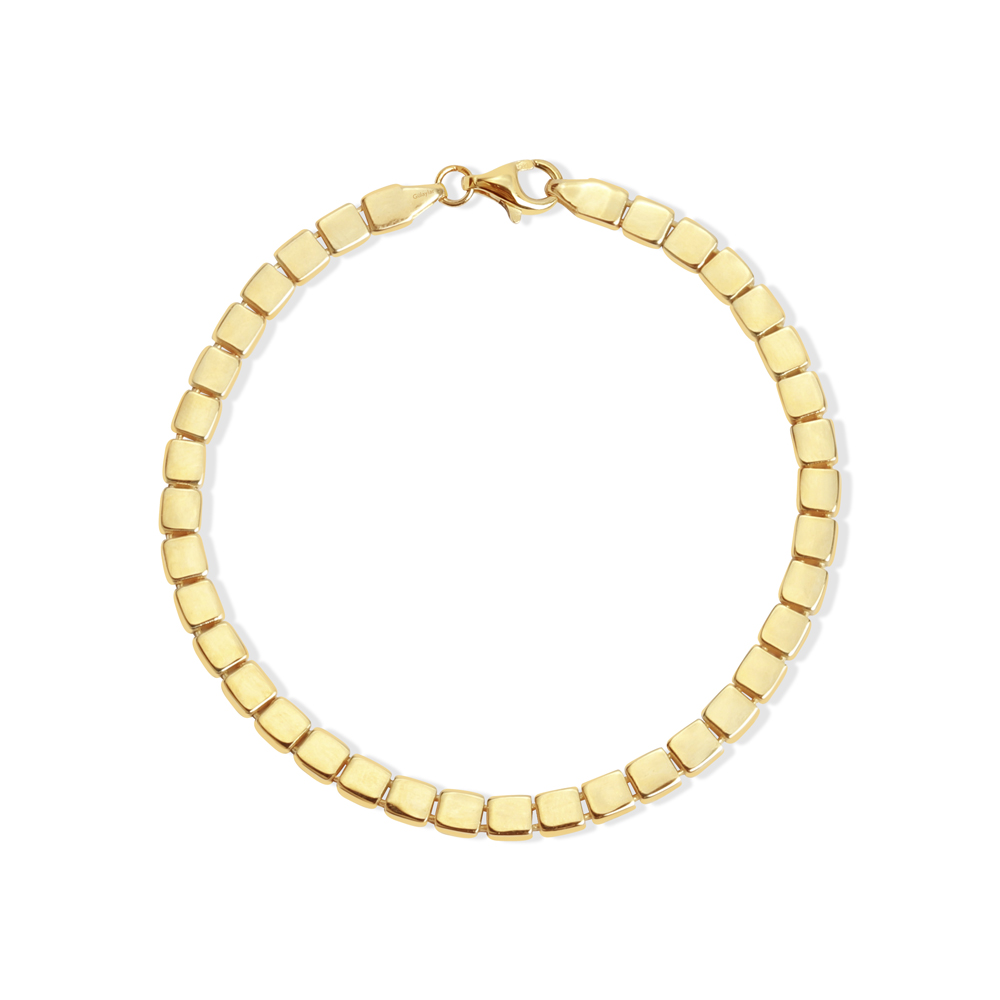 14 Ayar Sarı Altın Trend Bileklik