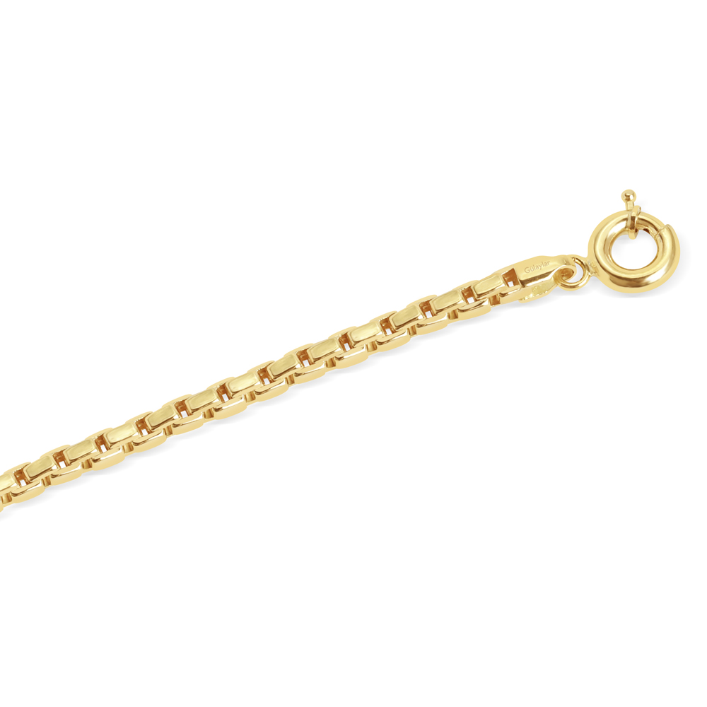 14 Ayar Sarı Altın Zincir Bileklik