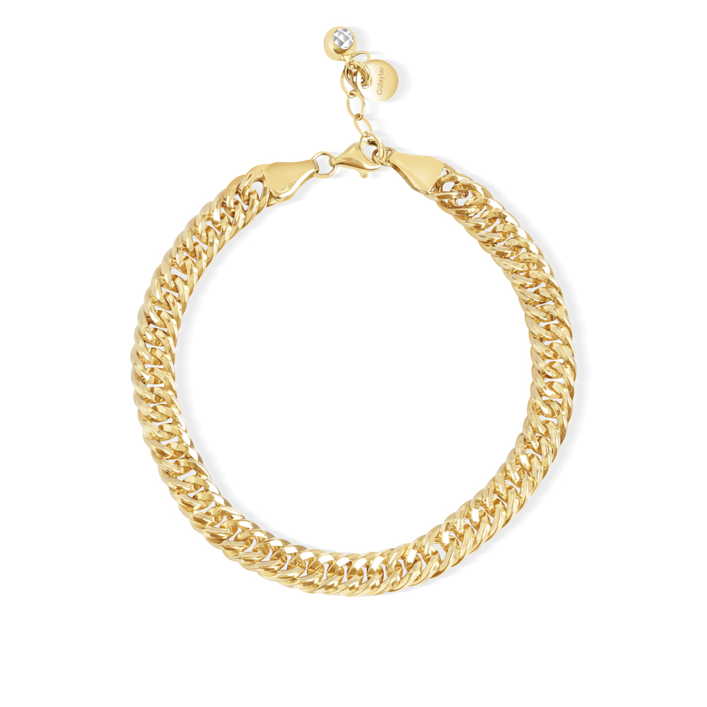 14 Ayar Sarı Altın Zincir Bileklik