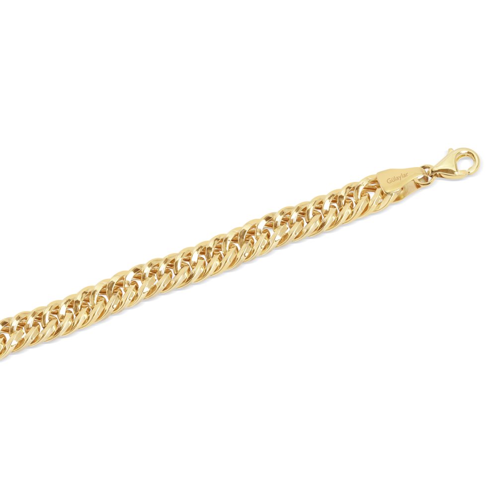 14 Ayar Sarı Altın Zincir Bileklik