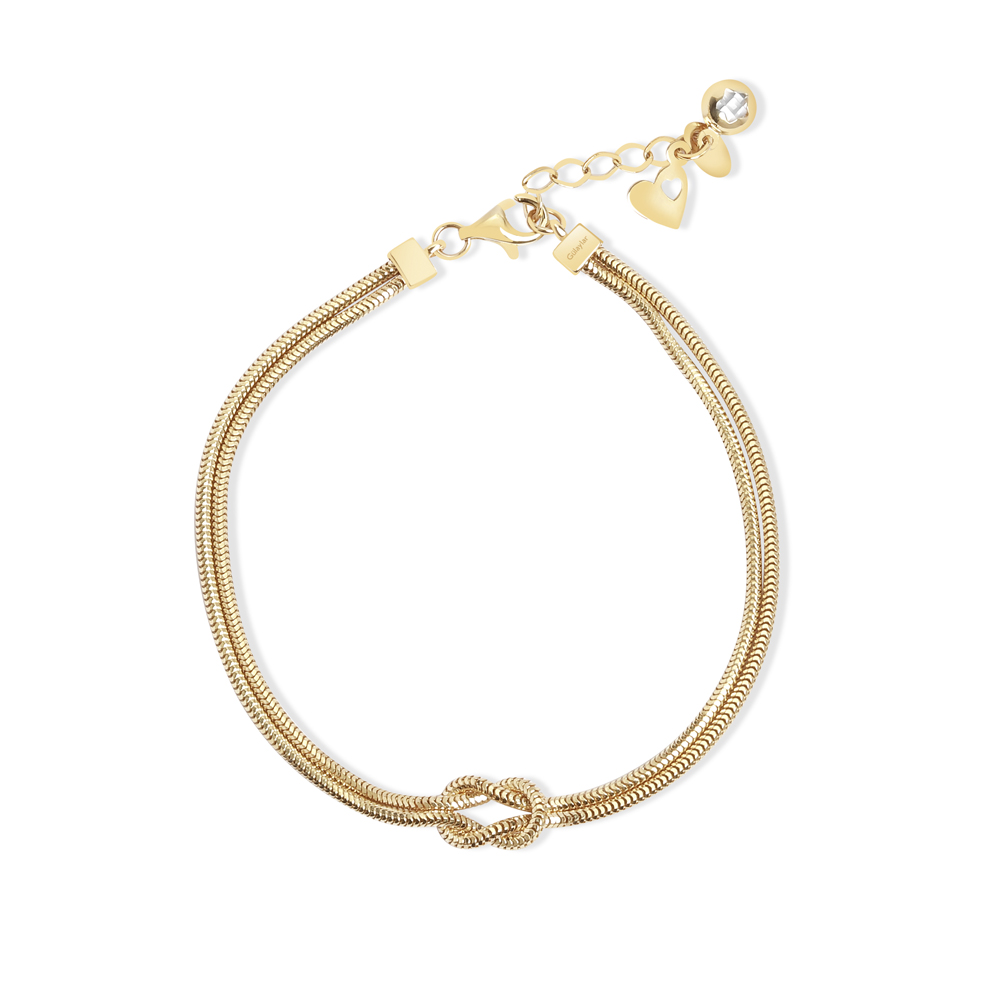 14 Ayar Sarı Altın Balık Sırtı Düğüm Bileklik