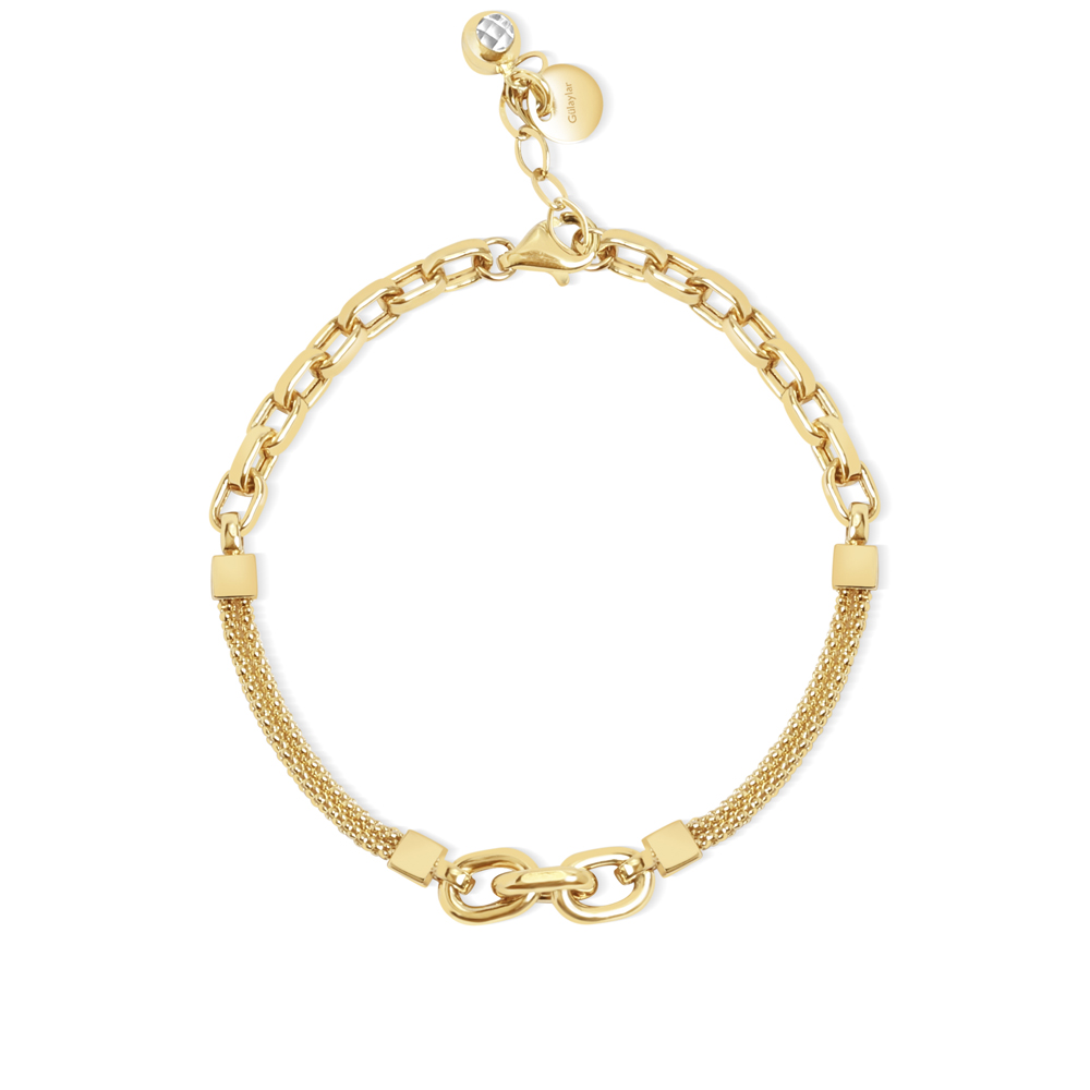 14 Ayar Sarı Altın Zincir Bileklik