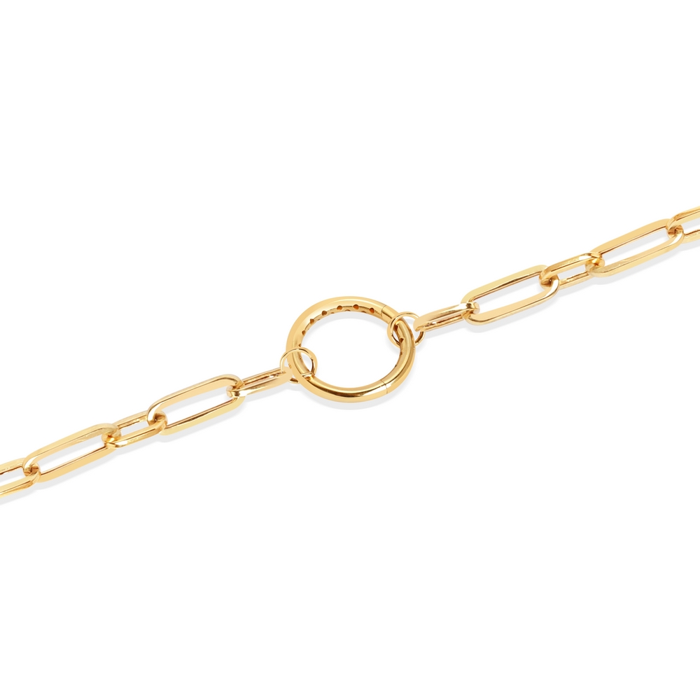 14 Ayar Sarı Altın Trend Bileklik