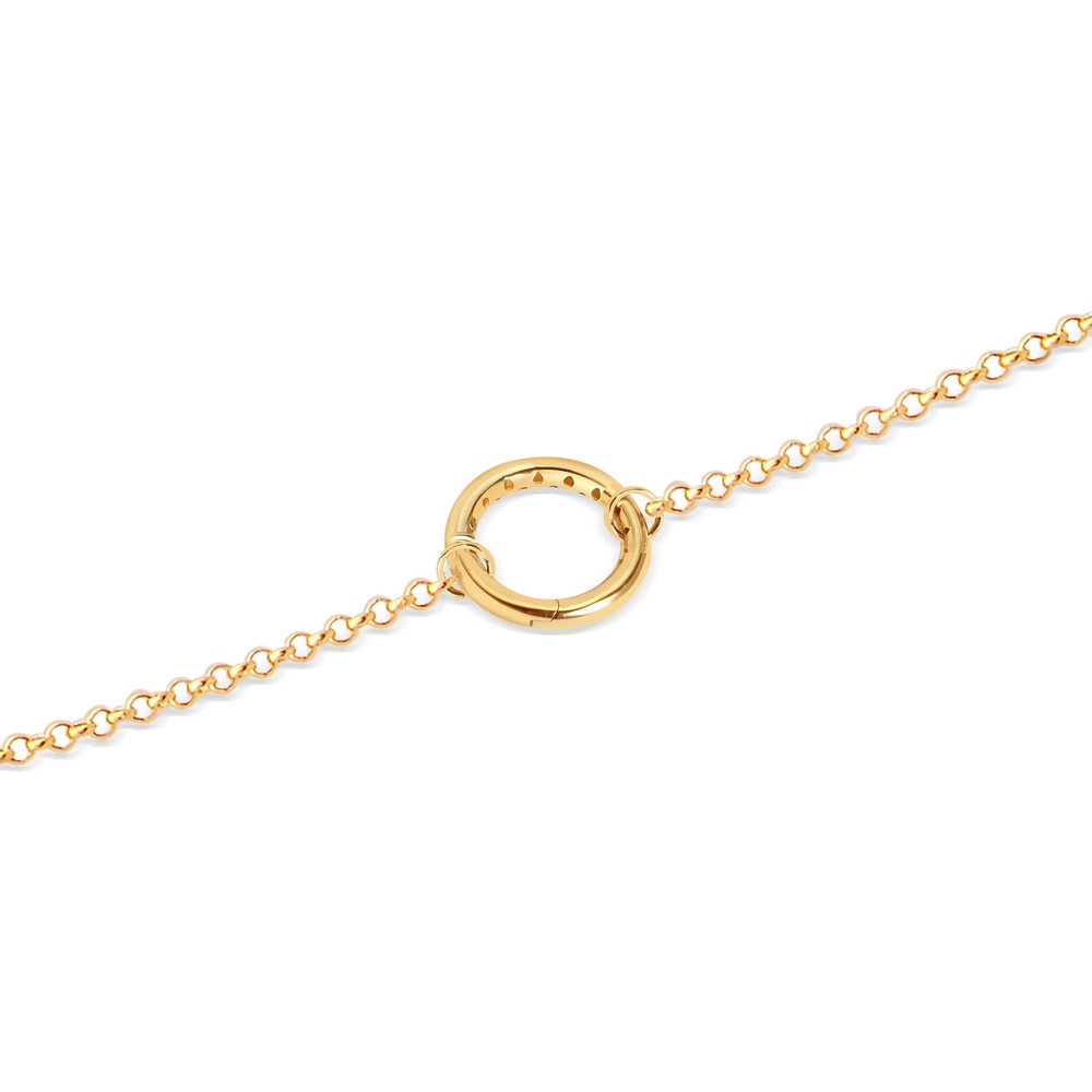 14 Ayar Sarı Altın Trend Bileklik