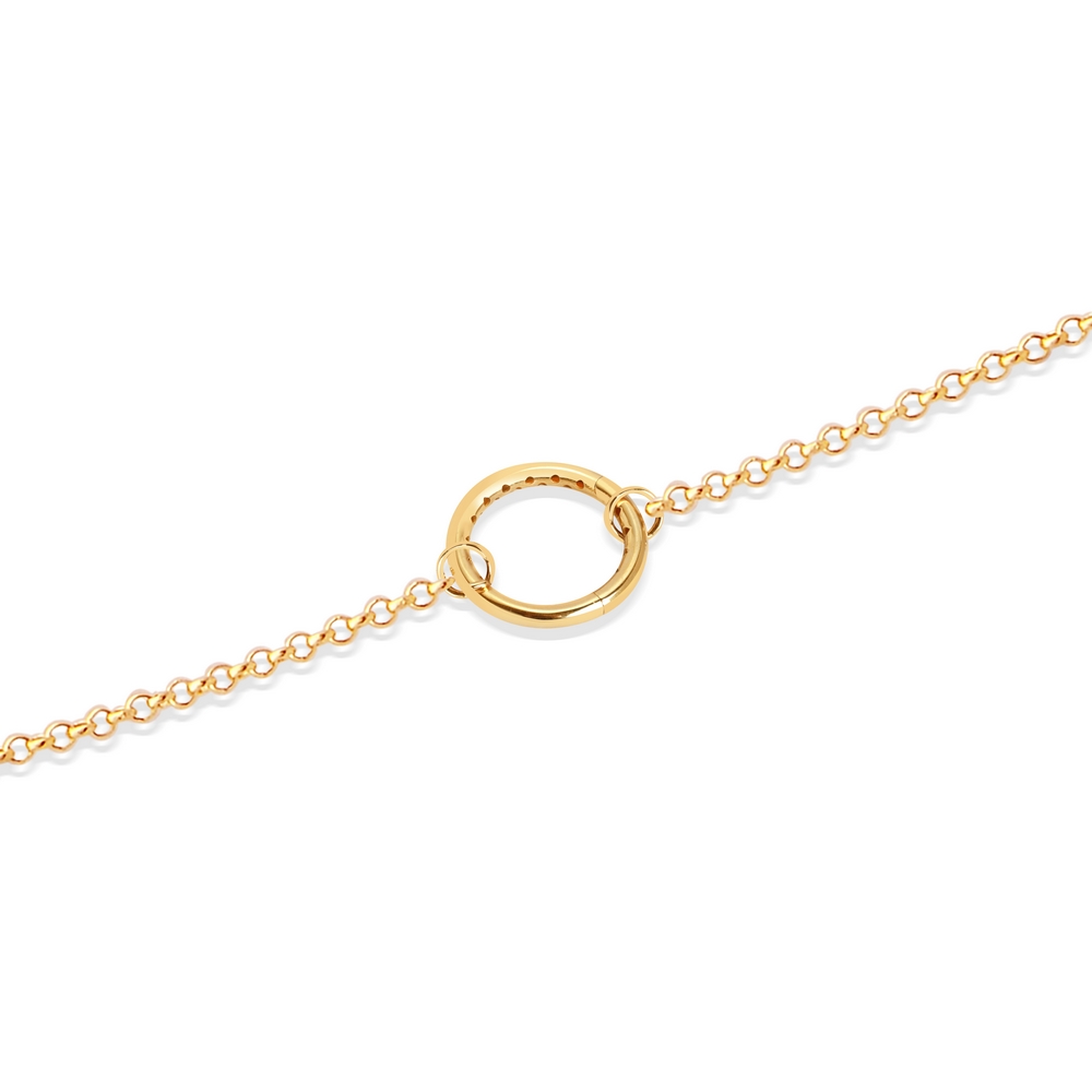 14 Ayar Sarı Altın Trend Bileklik