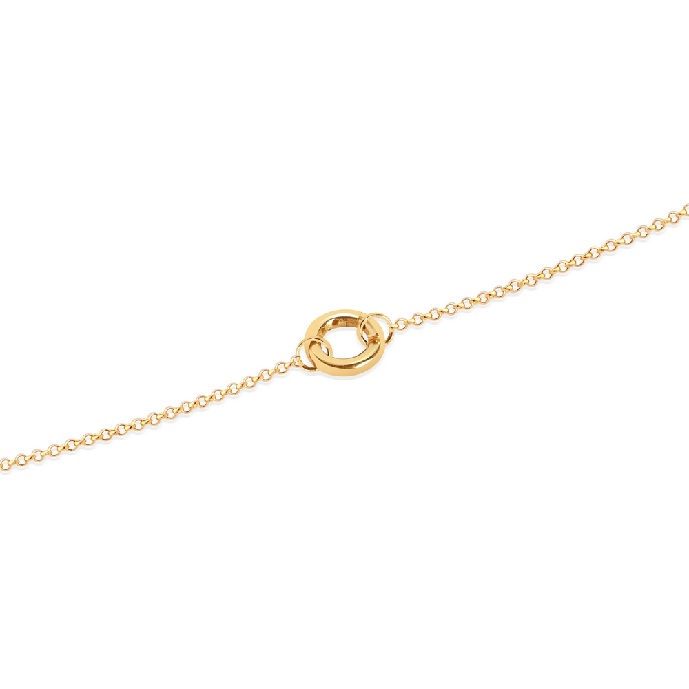 14 Ayar Sarı Altın Trend Bileklik