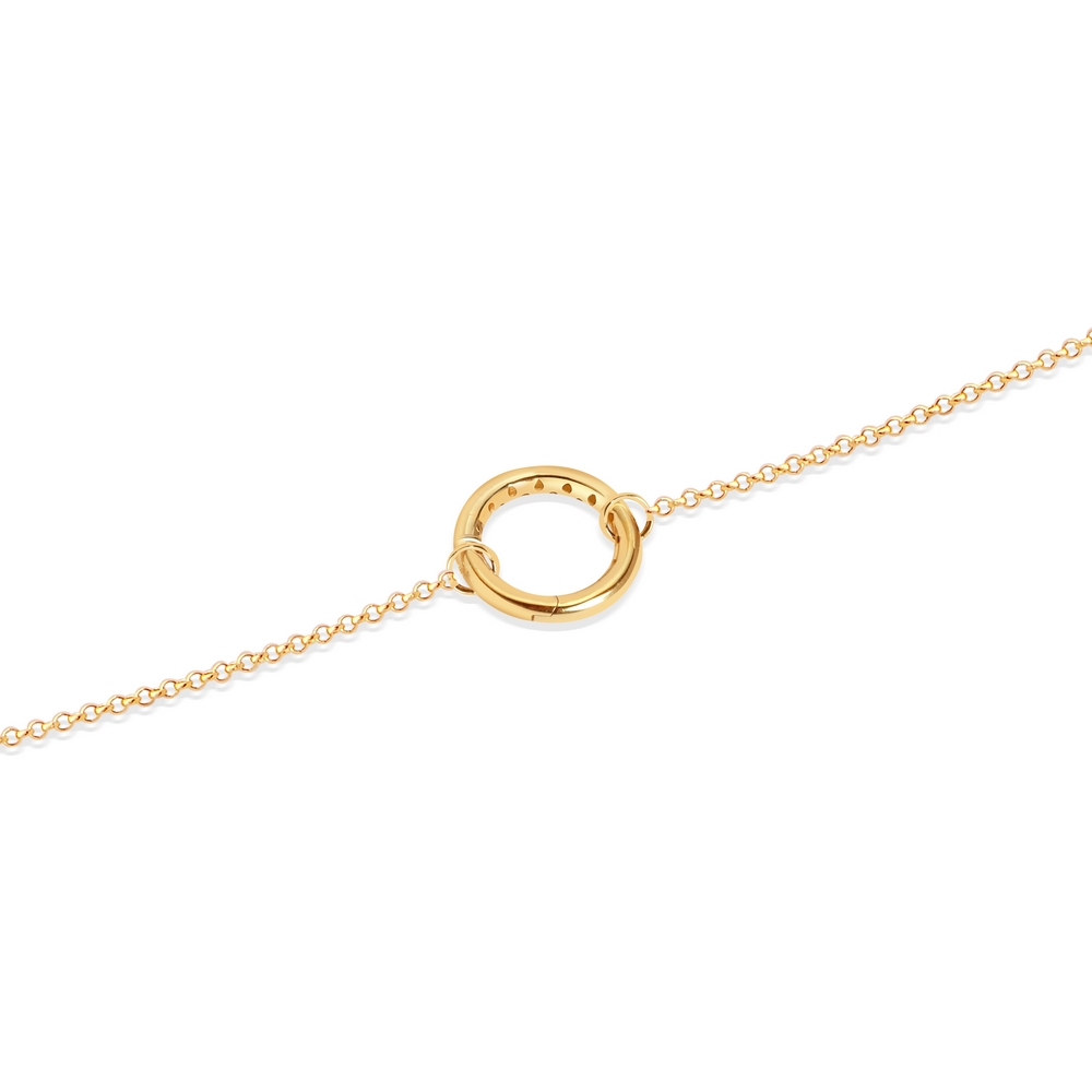 14 Ayar Sarı Altın Trend Bileklik