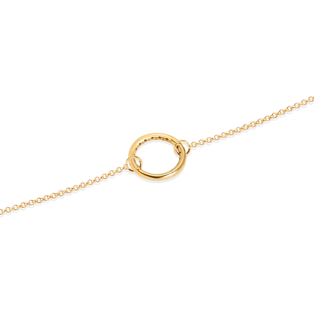 14 Ayar Sarı Altın Trend Bileklik