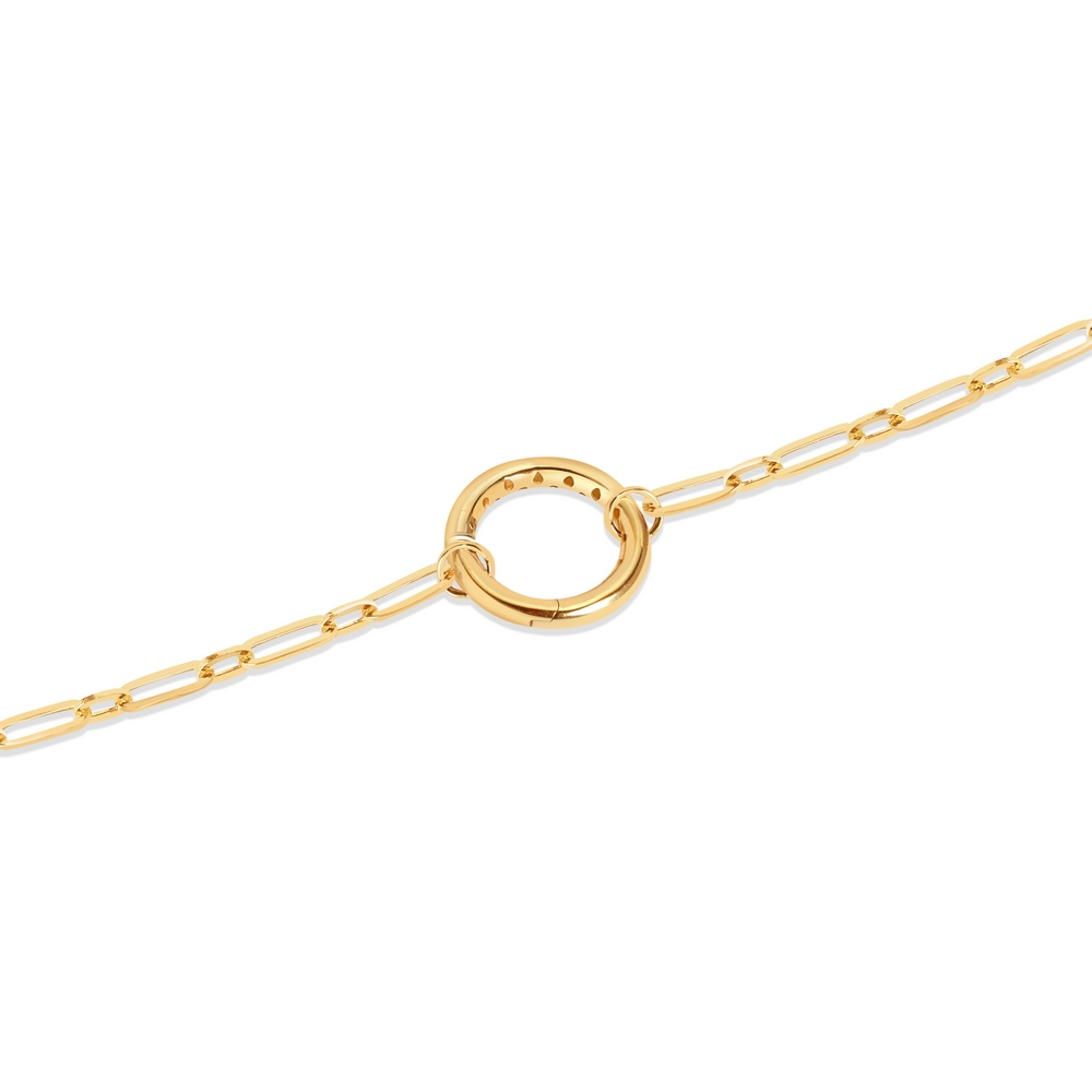 14 Ayar Sarı Altın Trend Bileklik