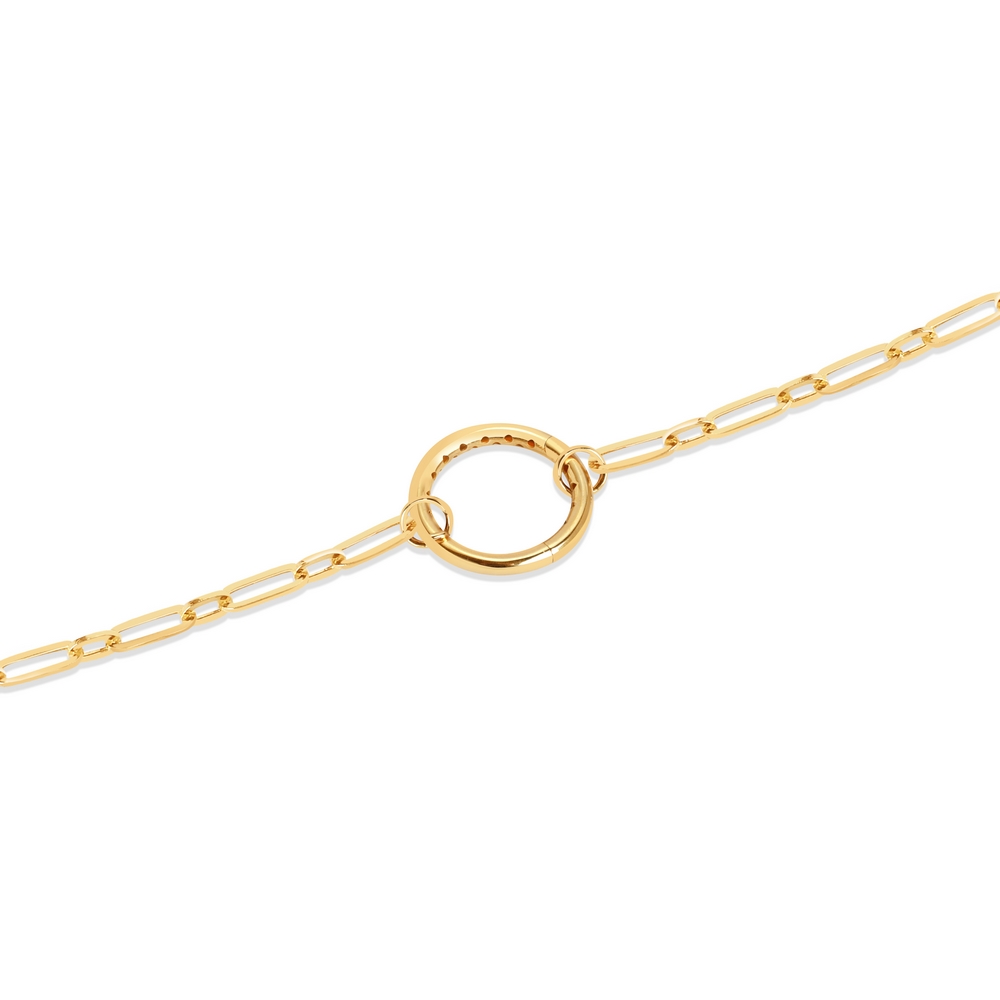 14 Ayar Sarı Altın Trend Bileklik