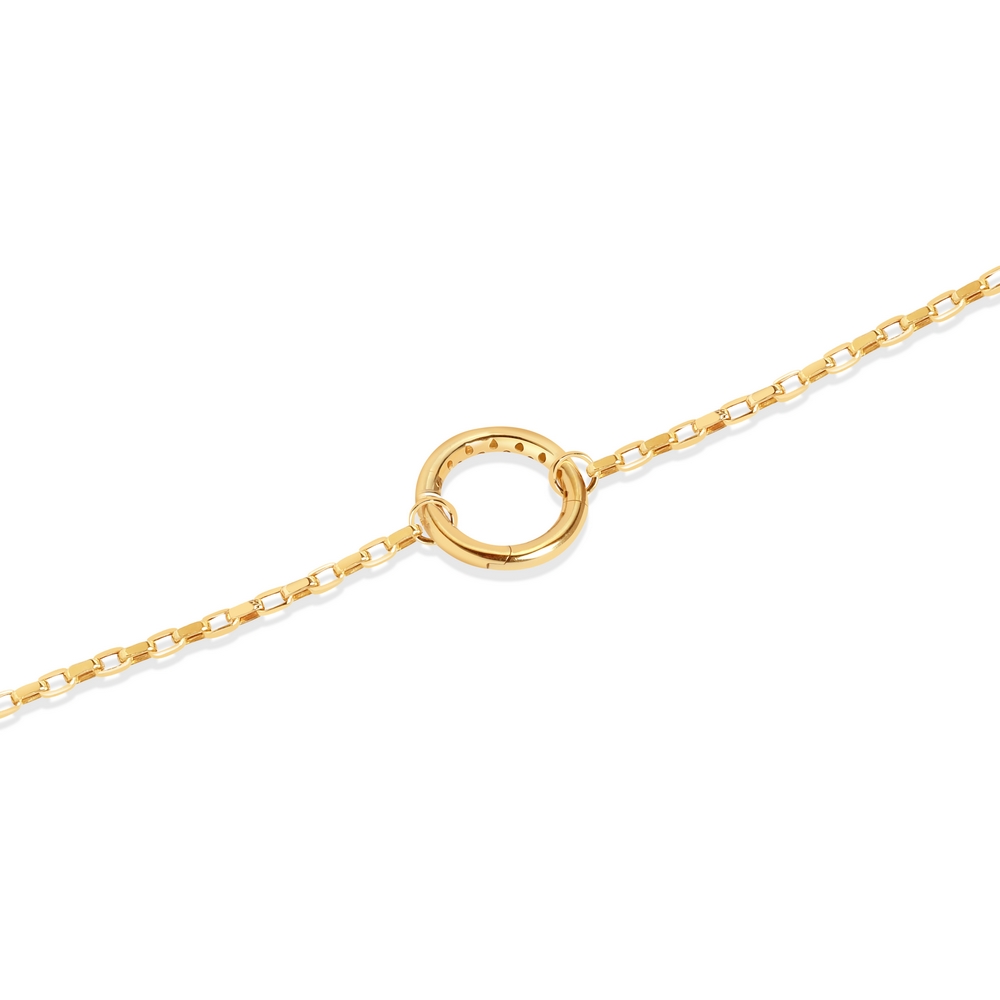 14 Ayar Sarı Altın Trend Bileklik