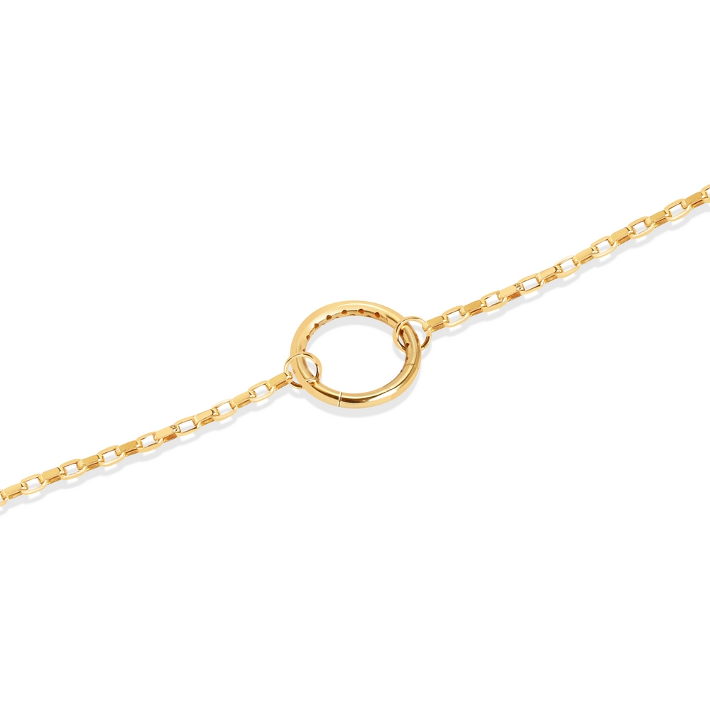 14 Ayar Sarı Altın Trend Bileklik