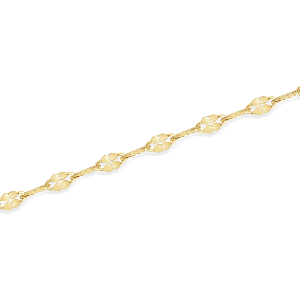 14 Ayar Sarı Altın Zincir Bileklik