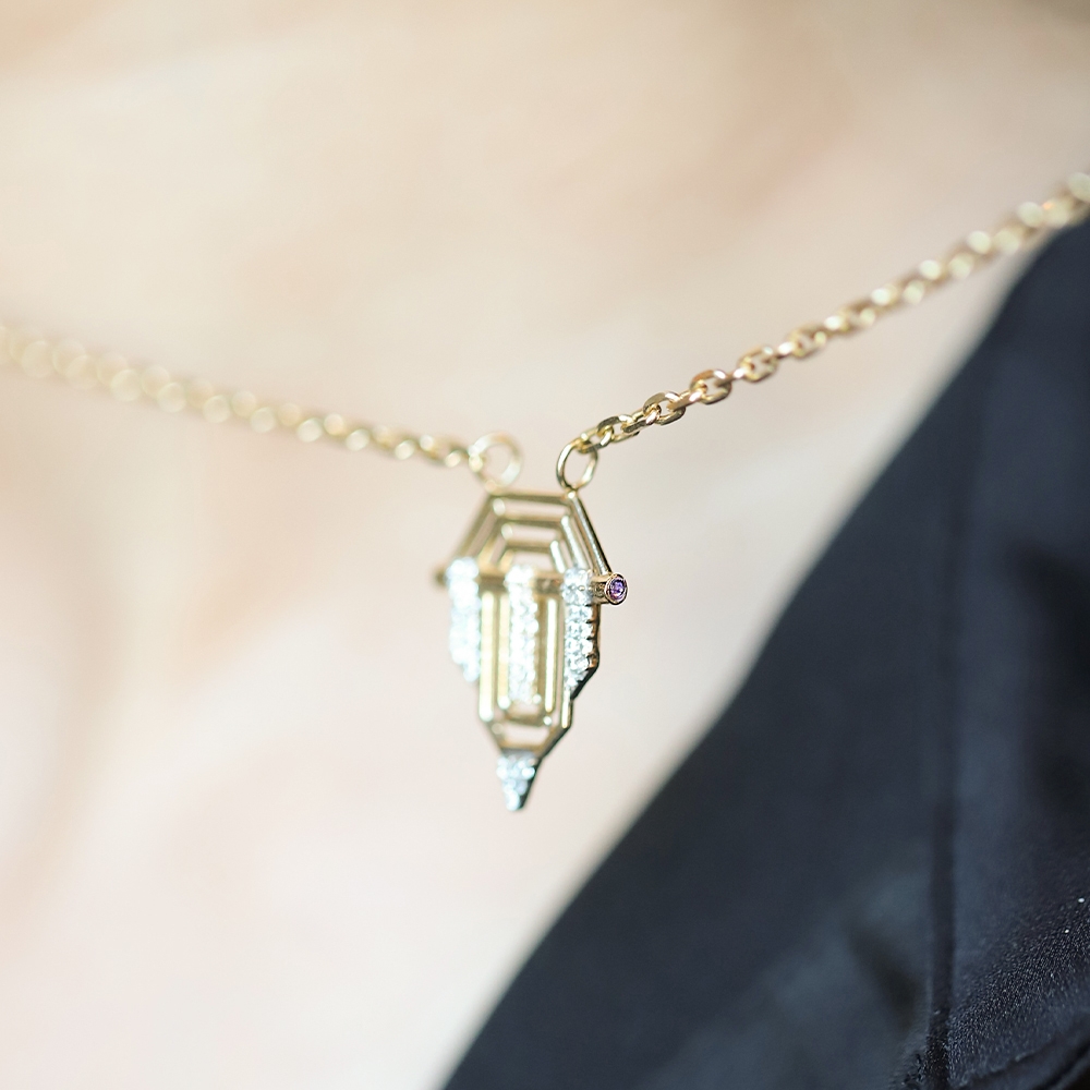 14 Ayar Sarı Altın Minimal Trend Kolye