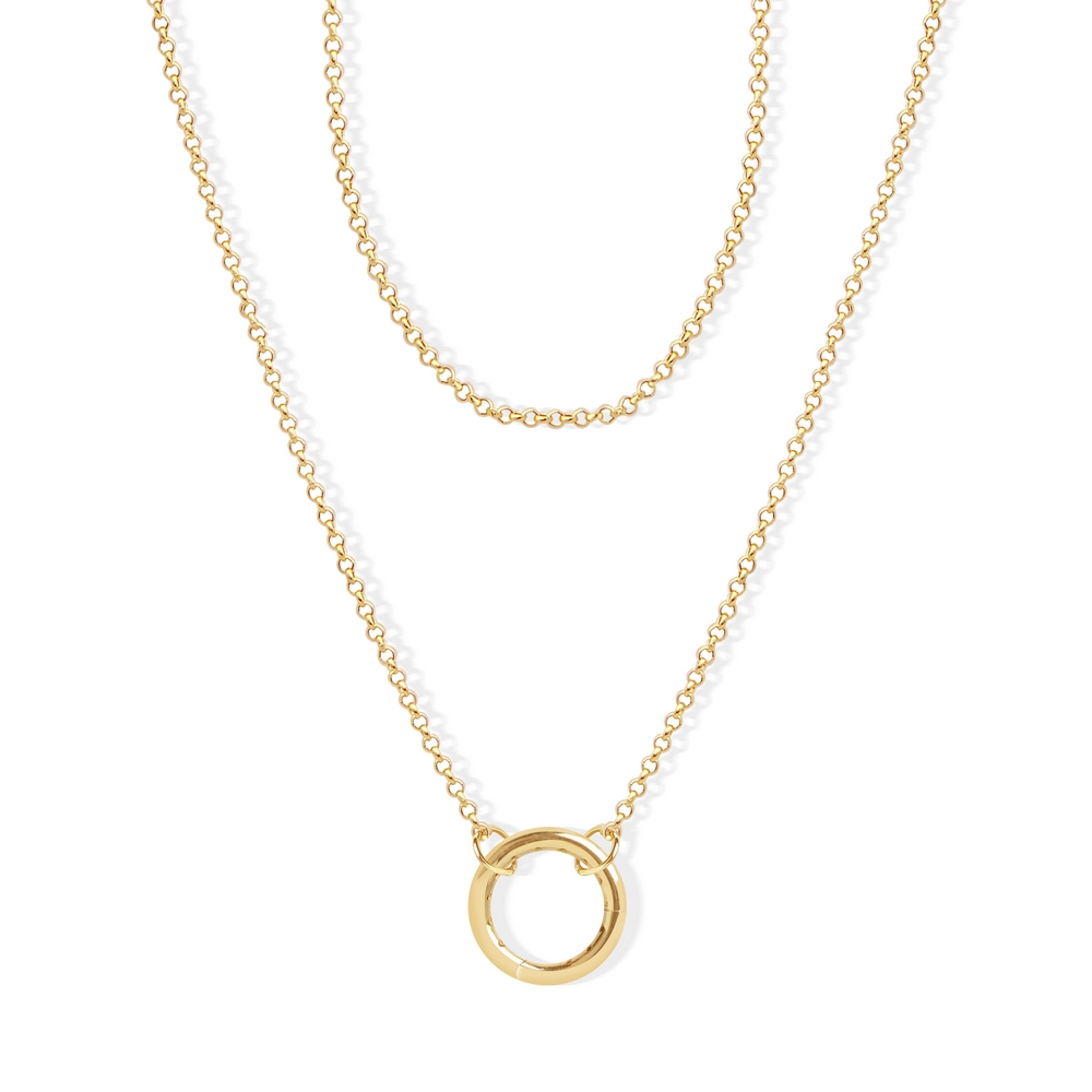 14 Ayar Sarı Altın Trend Kolye