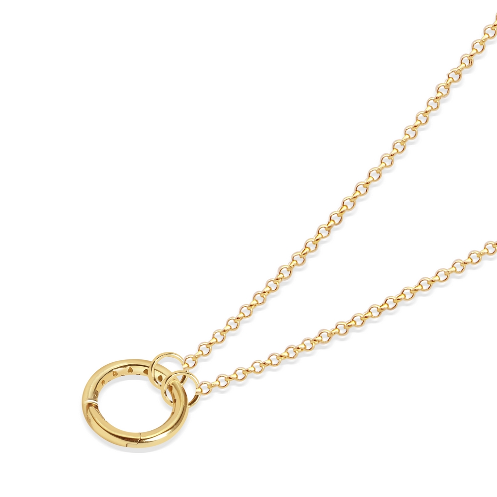 14 Ayar Sarı Altın Zincir Kolye