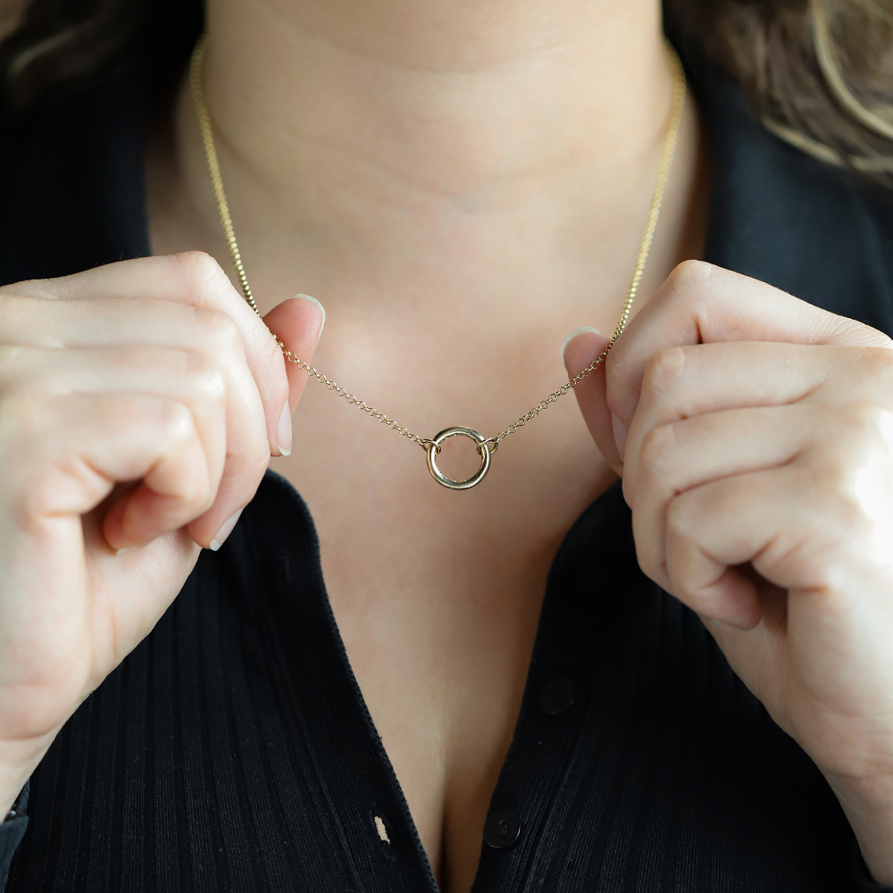 14 Ayar Sarı Altın Zincir Kolye