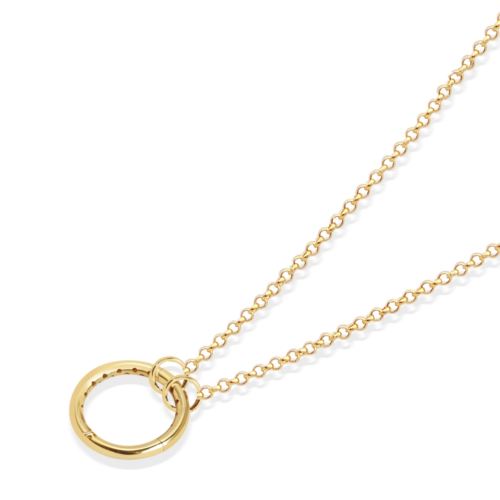 14 Ayar Sarı Altın Zincir Kolye