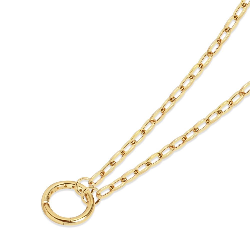 14 Ayar Sarı Altın Zincir Kolye