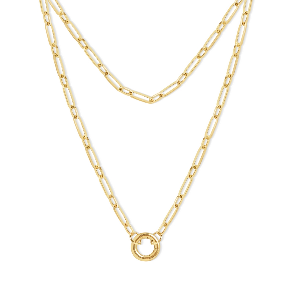 14 Ayar Sarı Altın Trend Kolye