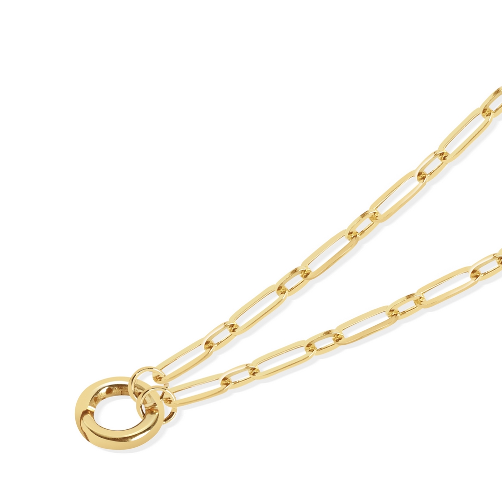 14 Ayar Sarı Altın Ataç Zincir Kolye