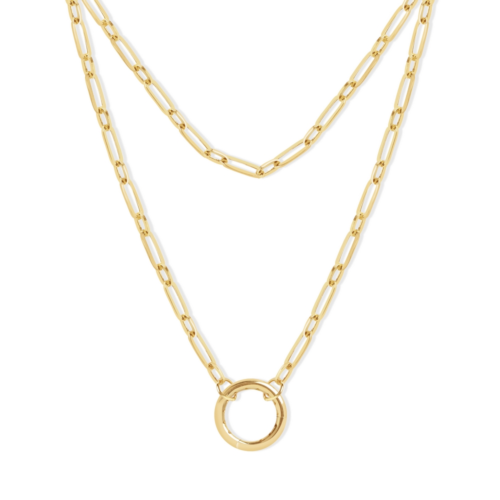 14 Ayar Sarı Altın Trend Kolye