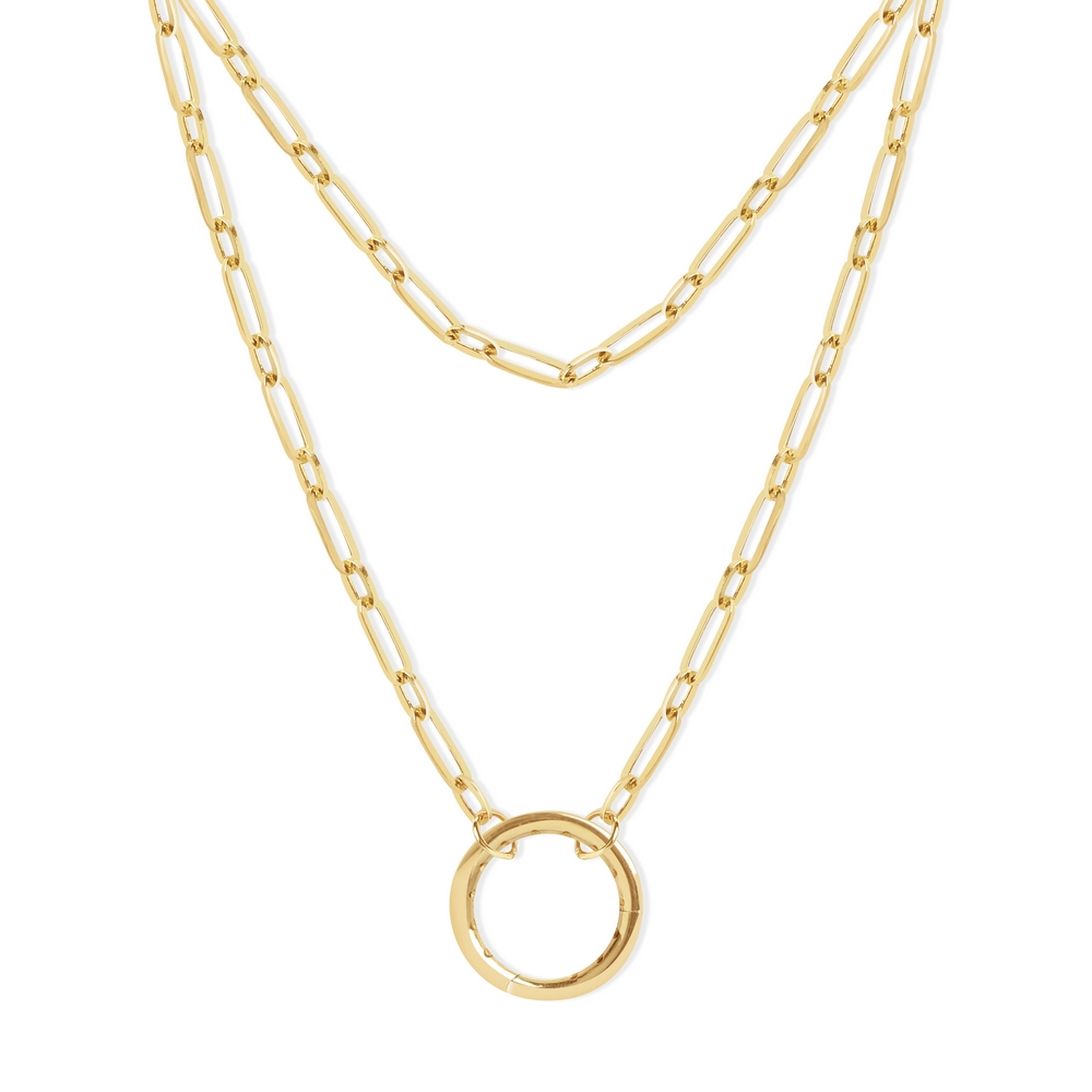 14 Ayar Sarı Altın Trend Kolye