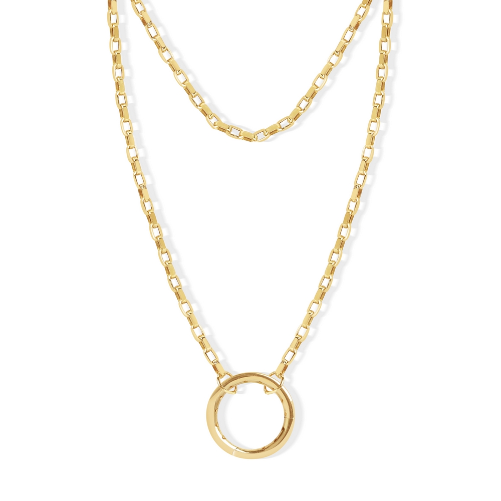 14 Ayar Sarı Altın Trend Kolye