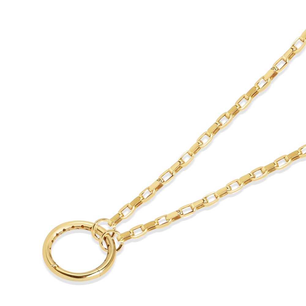 14 Ayar Sarı Altın Zincir Kolye