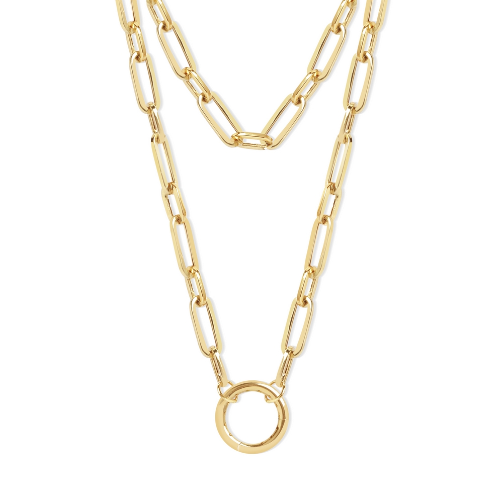 14 Ayar Sarı Altın Trend Kolye